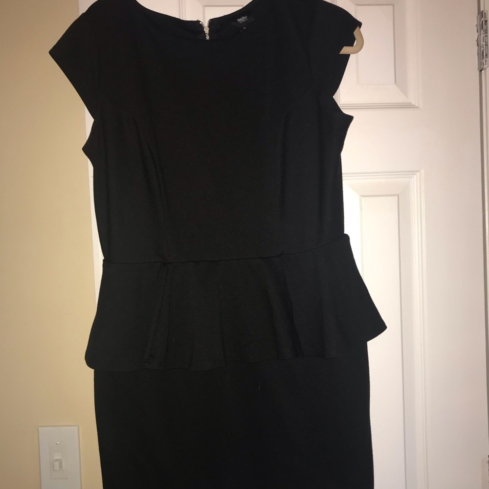 Black Peplum Dress